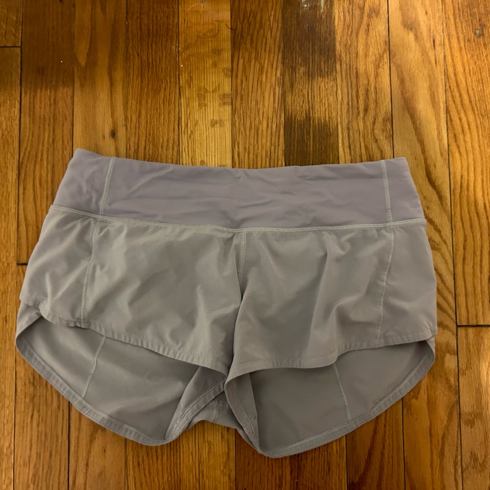 Light purple lulu shorts